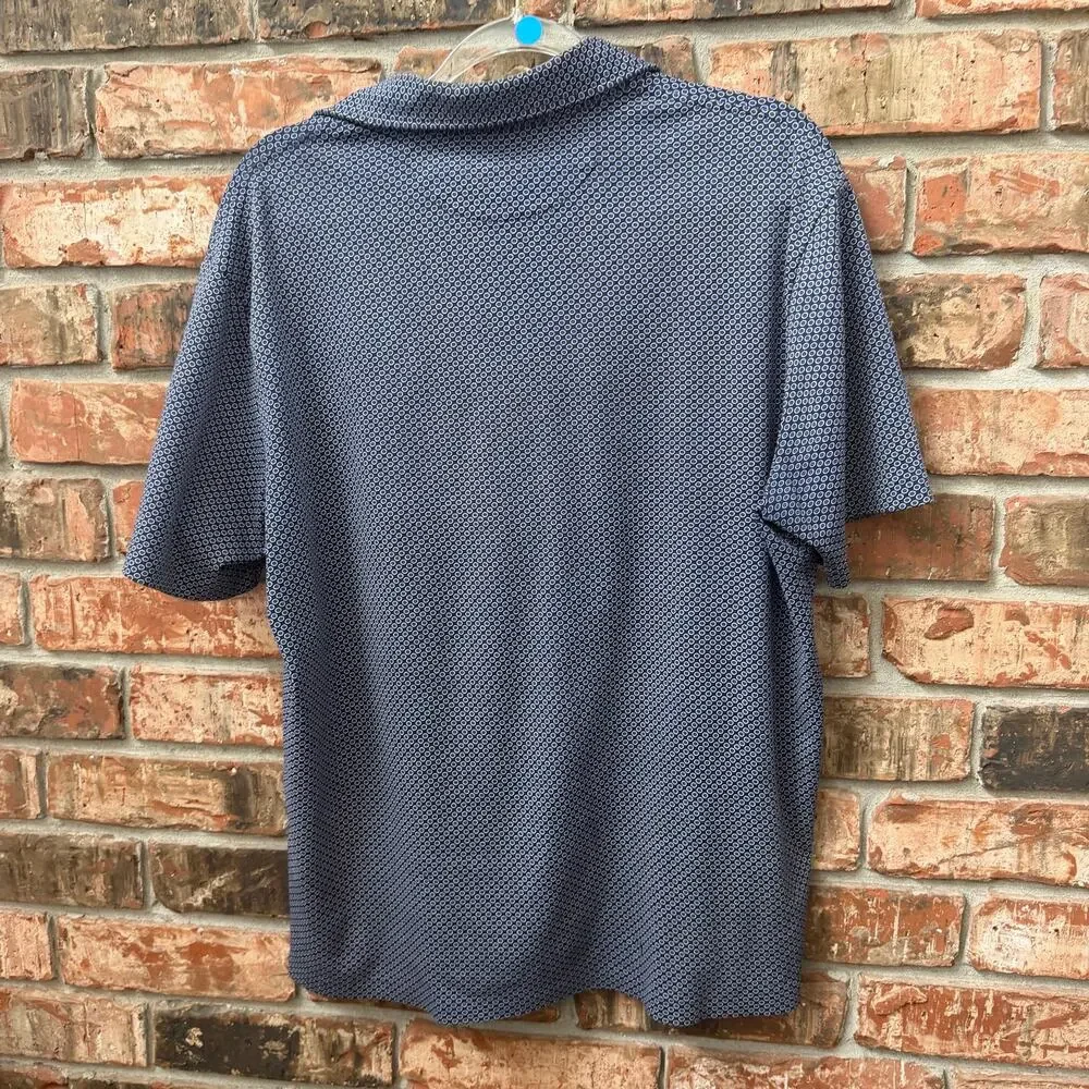 Ralph Lauren Polo Mens Golf Shirt Sz Large Printed Classic Fit
